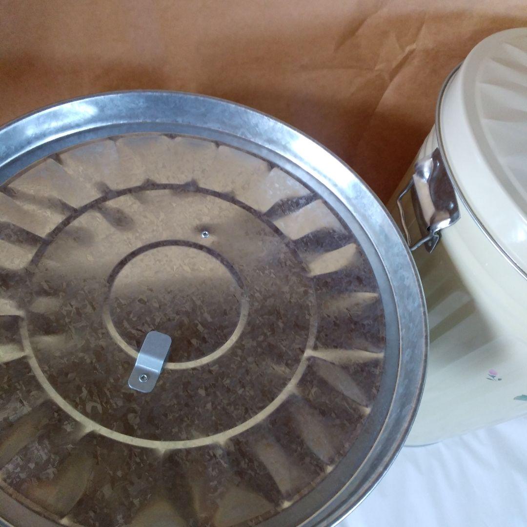 日本製　マニーローズ　トタン材　ダストボックスセット　ゴミ箱　保管　収納　片付け