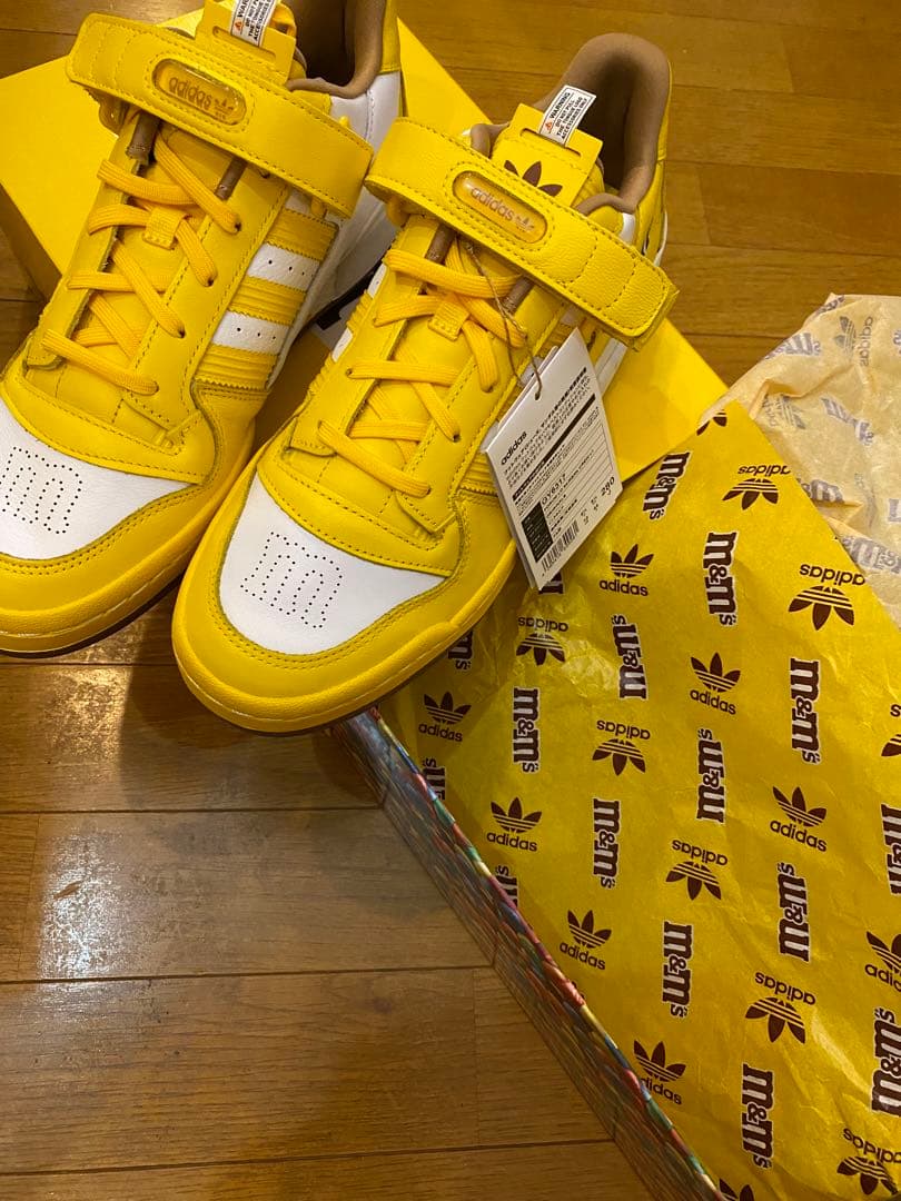 adidas FORUM 84 LOW M&M’S CREW 黄　28 ③