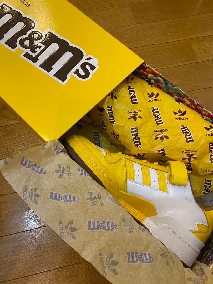 adidas FORUM 84 LOW M&M’S CREW 黄　28 ③