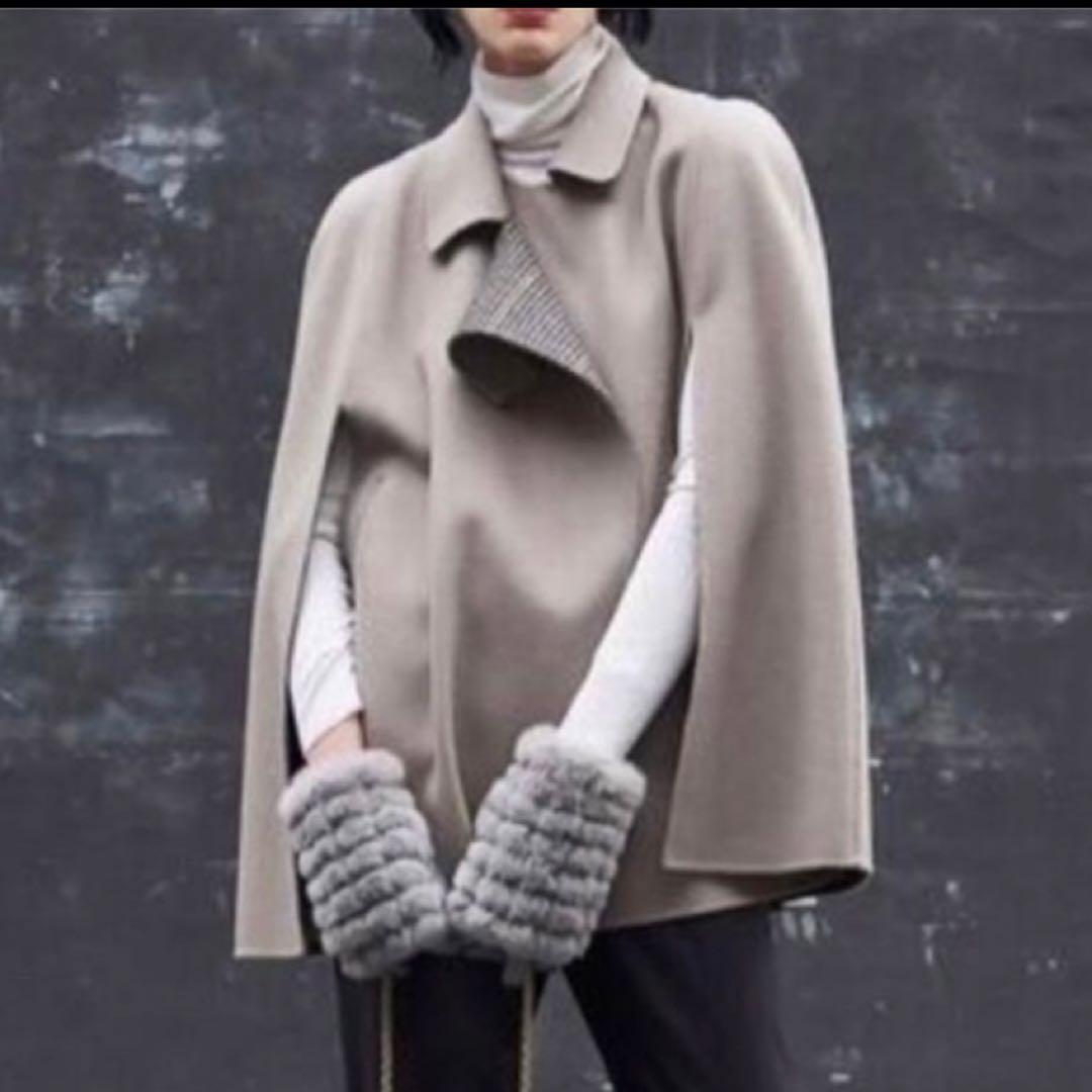 DRAWER リバーシブルポンチョコート