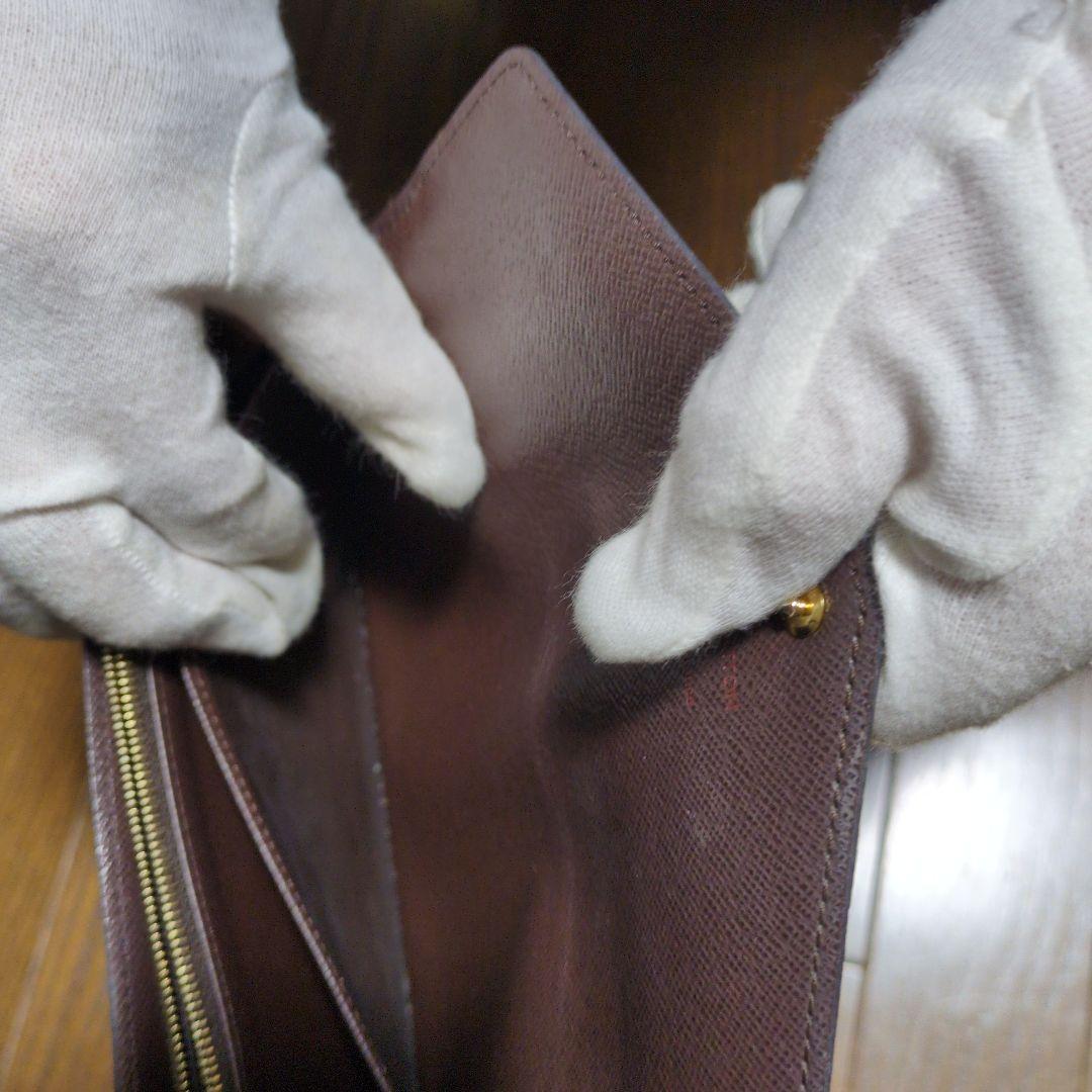 ルイヴィトン 長財布 ダミエ ポルトフォイユサラ