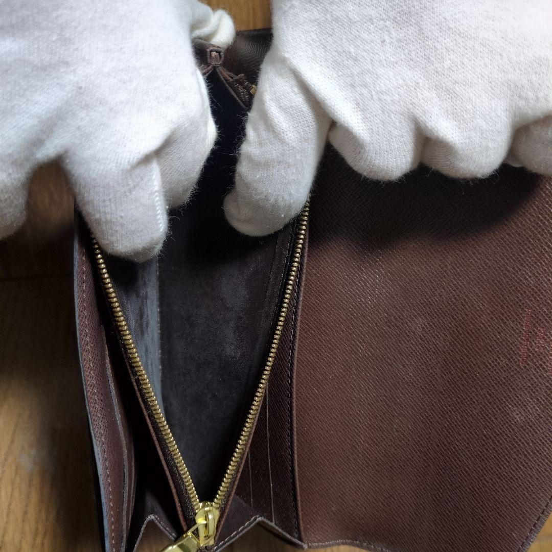 ルイヴィトン 長財布 ダミエ ポルトフォイユサラ