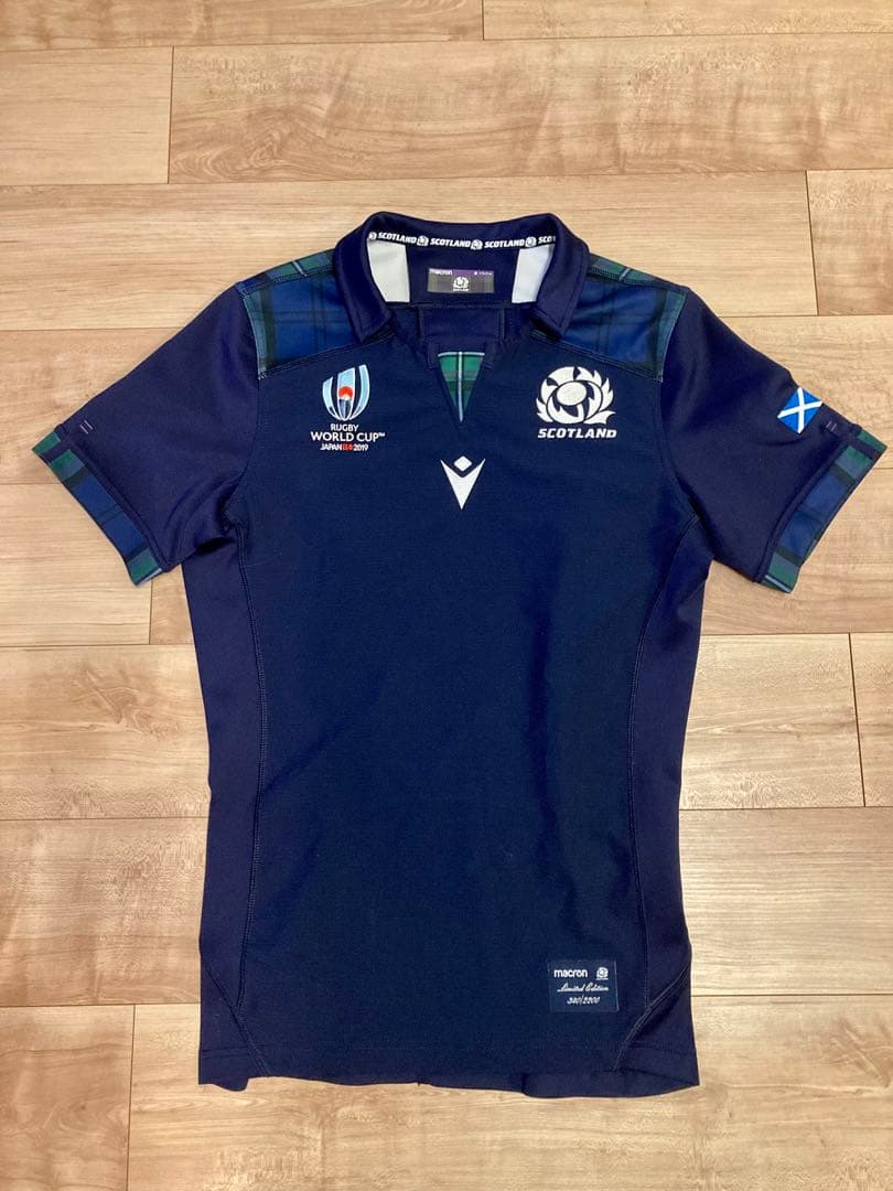 RWC 2019 スコットランド 代表　選手仕様ジャージ　ラグビーワールドカップ