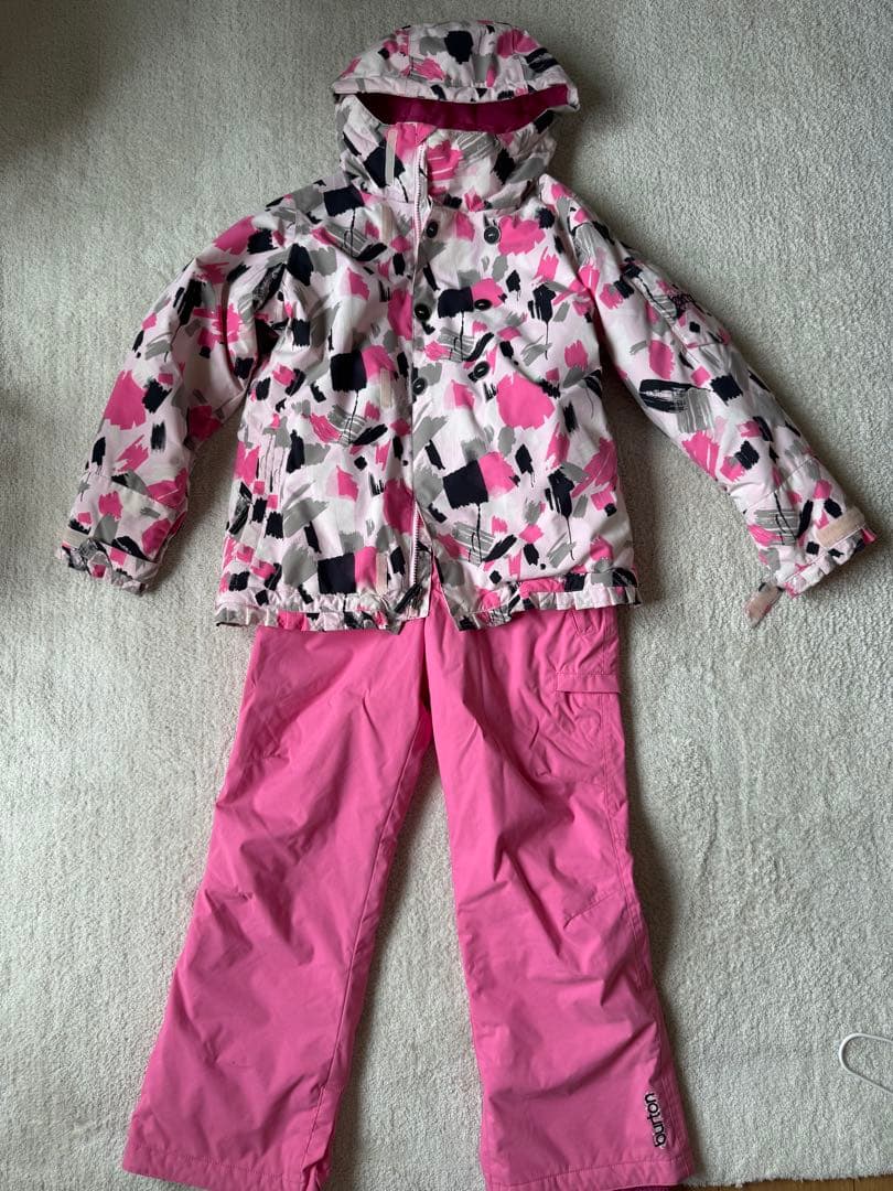 burton スノーボードウェアスキーウェア子供用Lサイズ 150〜160ピンク