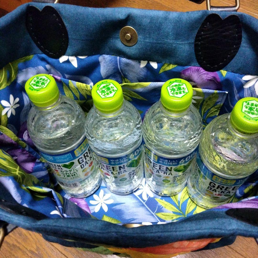 ☆261.ハワイアンキルト・バッグ・ハイビスカス＆ティアレ＆モンステラ