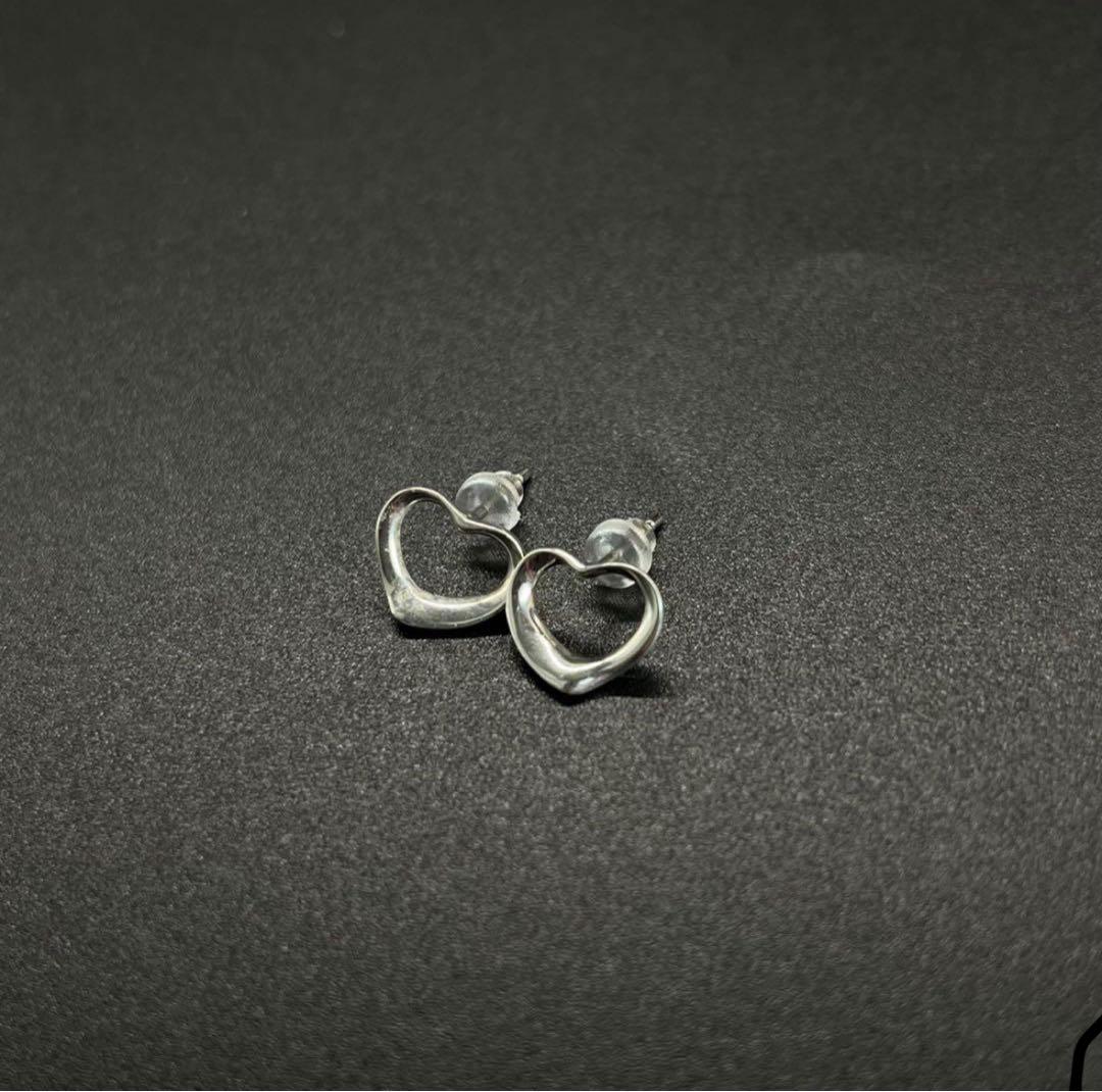 TIFFANY&CO. ピアス　オープンハート　シルバー　925