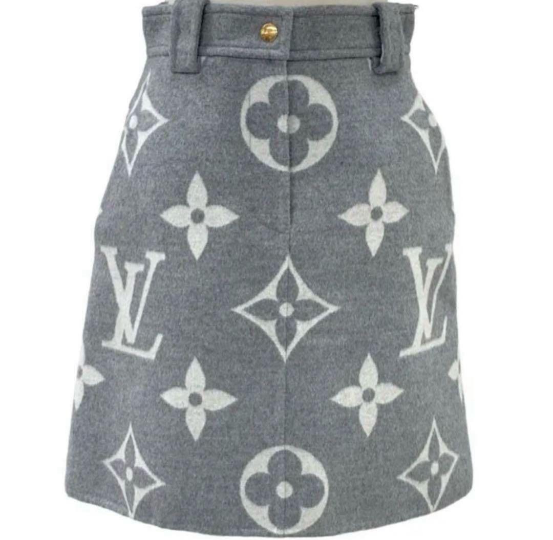 【本物】ルイヴィトン/ミニスカート/ロゴ