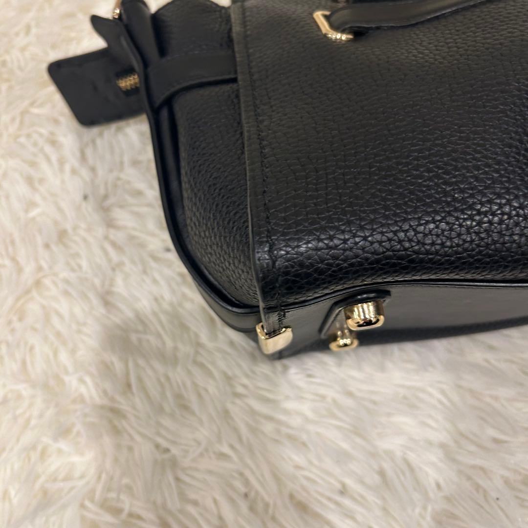 外観美品コーチ coach スワッガー ハンドバッグ レザー ターンロック