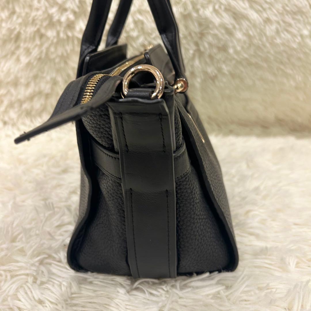 外観美品コーチ coach スワッガー ハンドバッグ レザー ターンロック