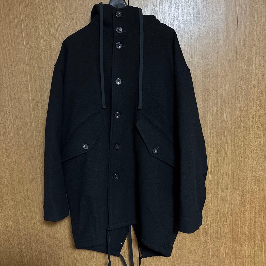 rdv o globe. ウールモッズコート黒　サイズL
