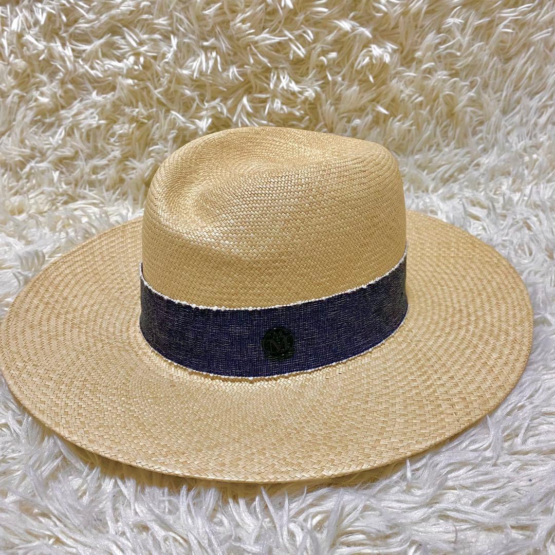 新品未使用 メゾンミッシェル VIRGINIE S パナマハット ストローハット