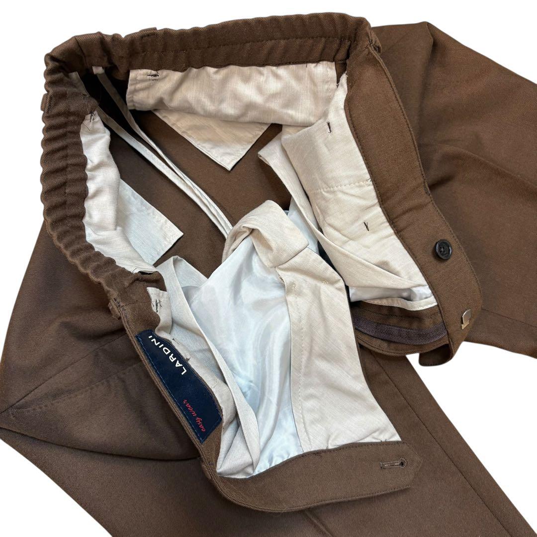 極美品 LARDINI easy wear セットアップ スーツ サイズ50