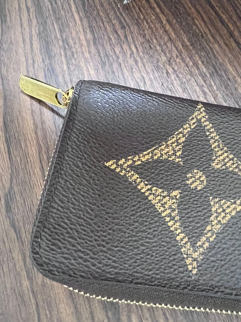 ルイヴィトン◇ジャイアントモノグラム ◇ジッピーパース正規品【美品】