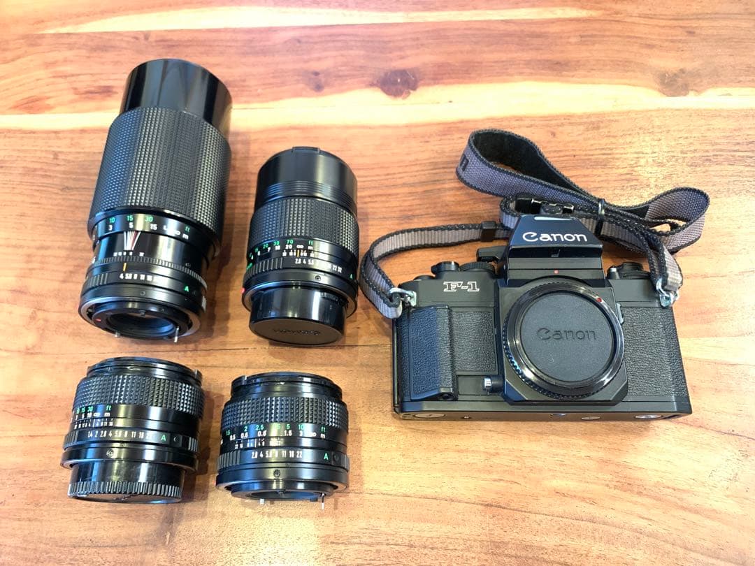 CANON NEW F-1 キヤノン　FD レンズ4本セット