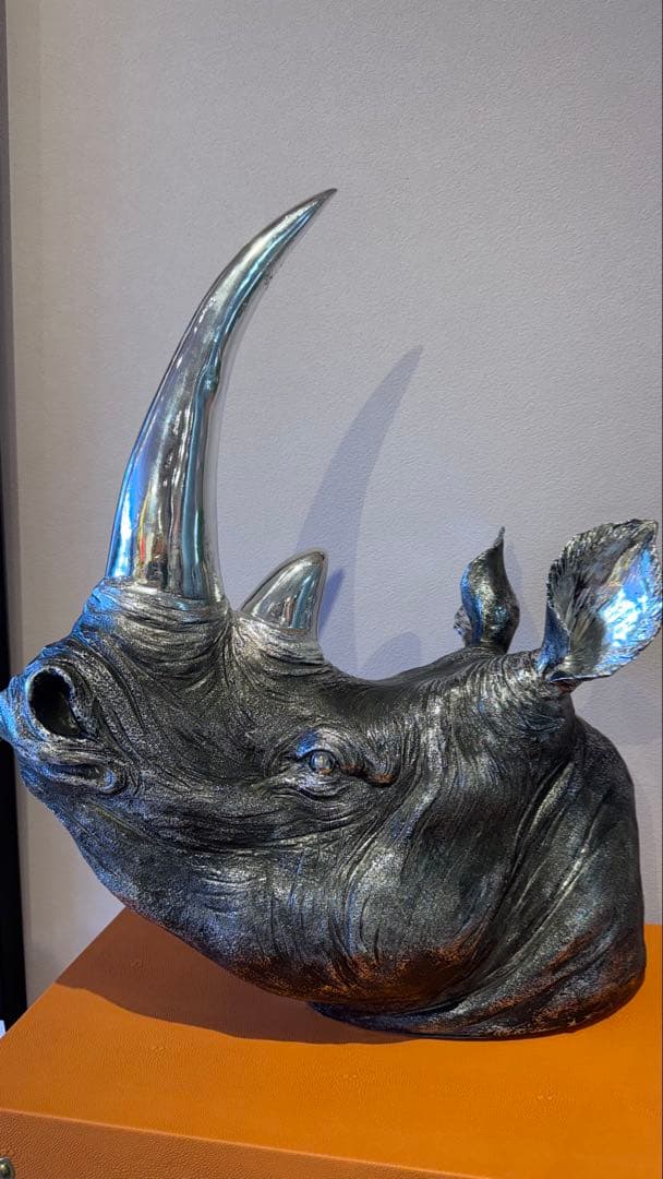 シルバーサイの頭部インテリア壁掛け