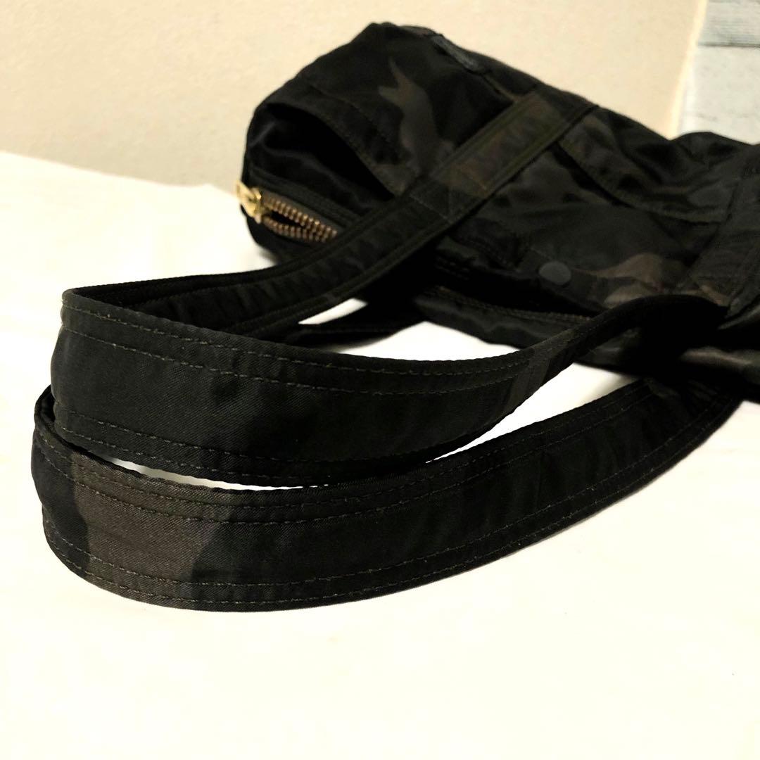 未使用級✨希少 30周年ポータータンカー ミニボストンバッグL カモフラグリーン