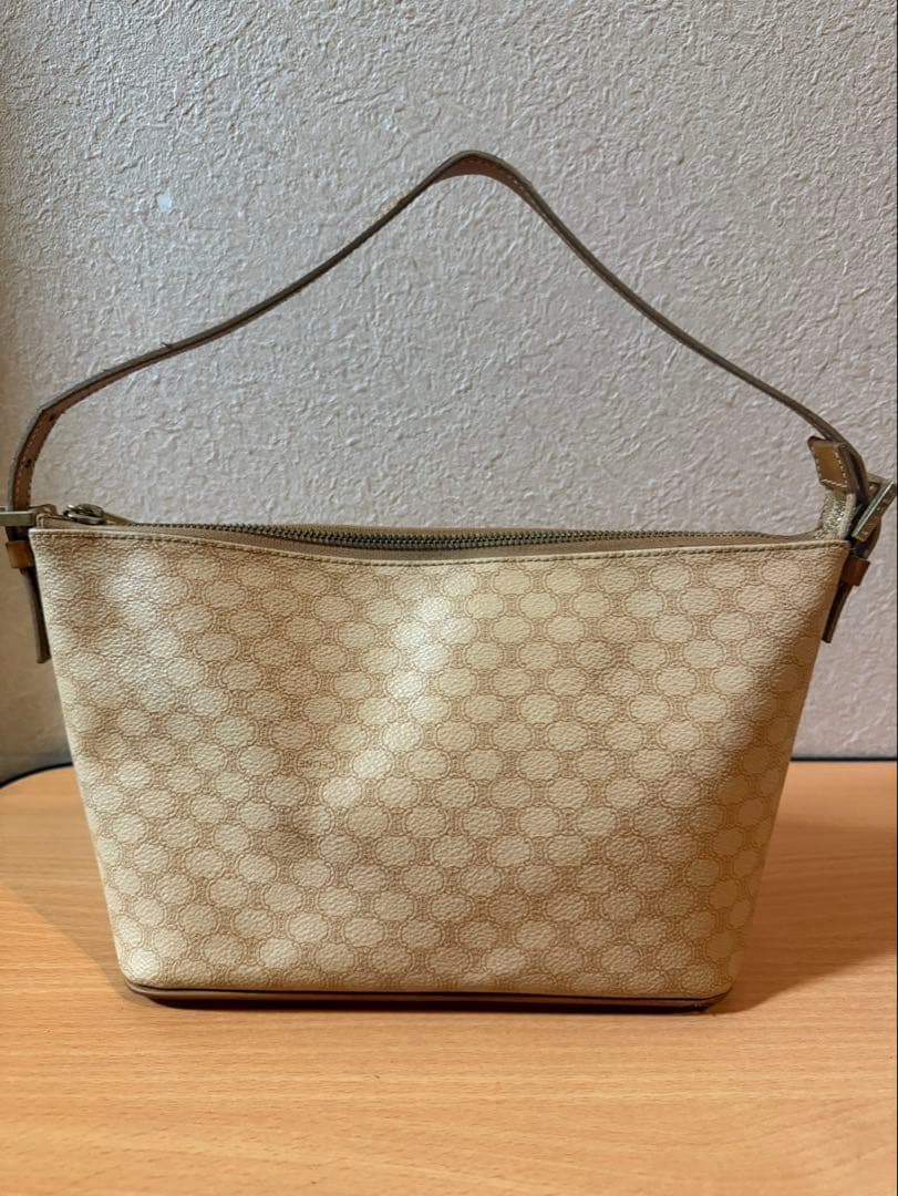 CELINE セリーヌマカダム柄 ミニショルダーバッグ ヴィンテージ