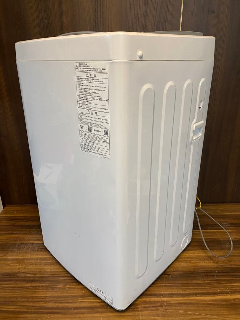 全自動洗濯機 アクア　6kg 2024年製　AQW-S6PBK 生活家電