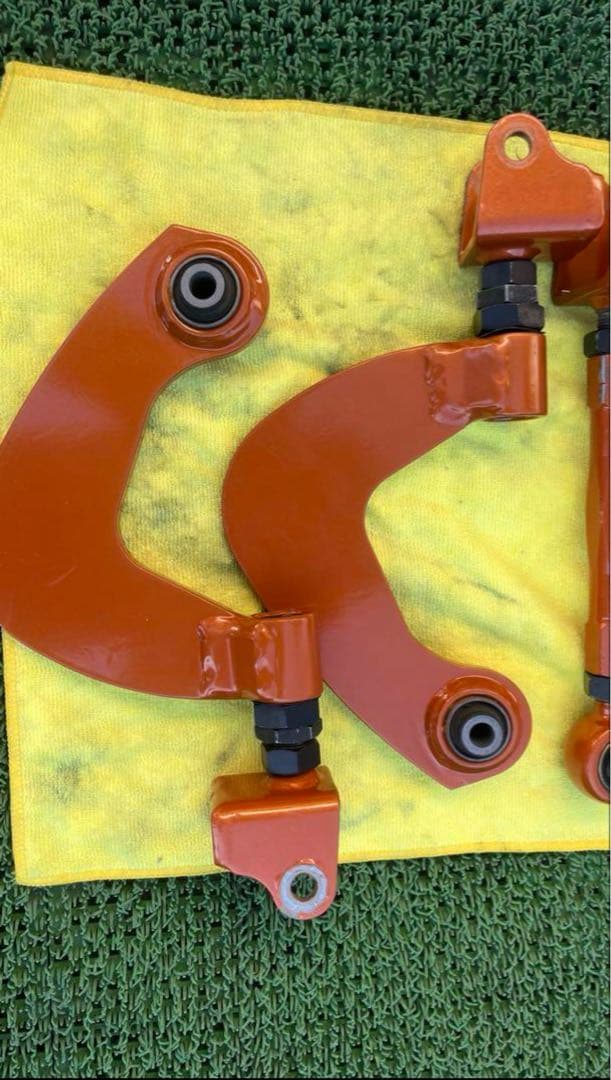 SKIDRACING50プリウスアッパーアーム　トーコンアームキャンバーブロック