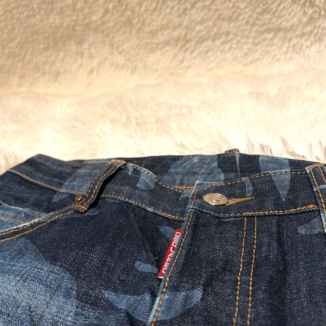 DSQUARED2 カモフラ ジーンズ 48 カーゴパンツデザイン 迷彩