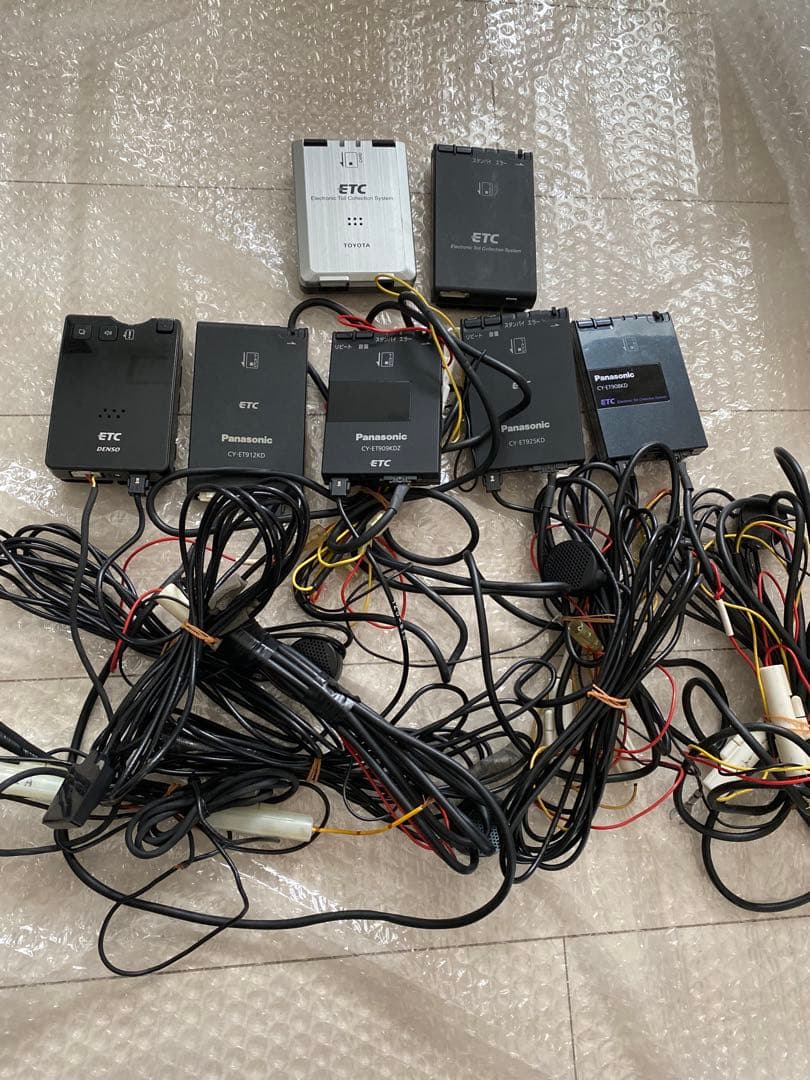 ETC車載器 まとめ売り　7個セット　軽登録
