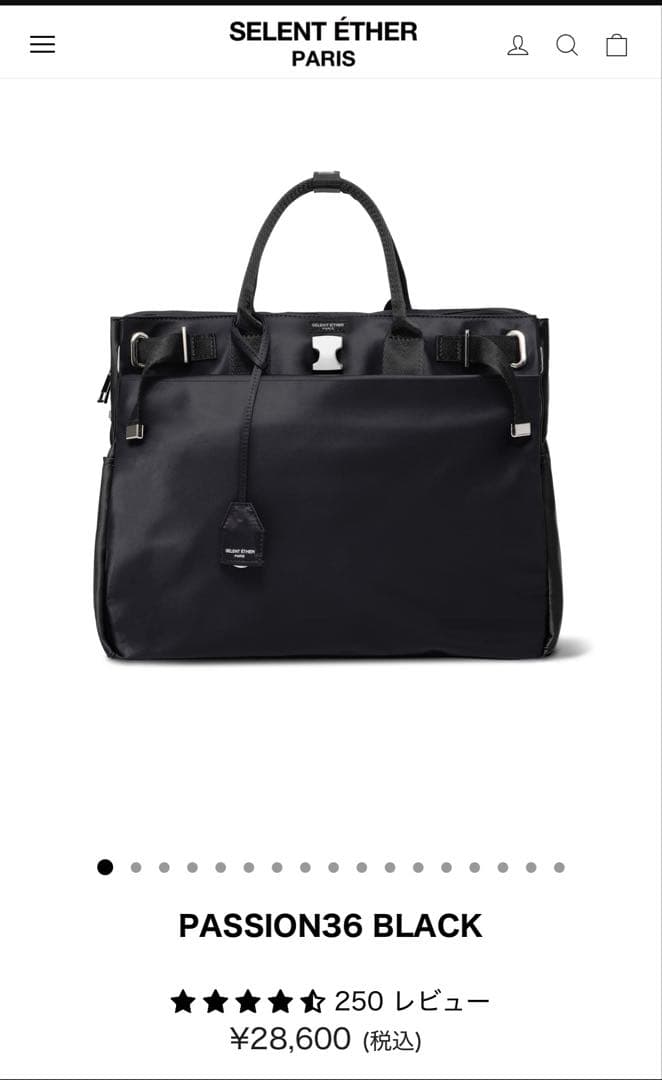 Selent ether セレーンエテール　ビジネスバッグ