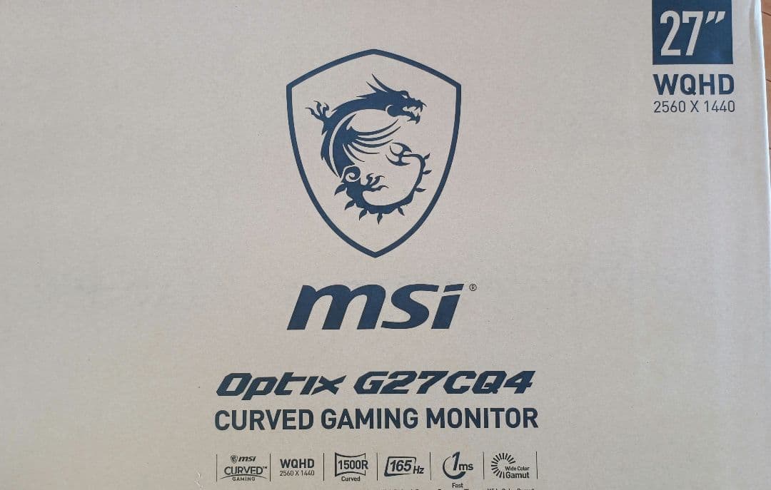 MSI optix G27CQ4 ゲーミングモニター
