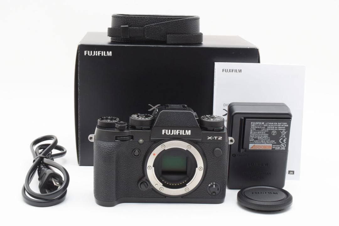 美品 FUJIFILM X-T2 箱 説明書付 ショット数 19枚 M254