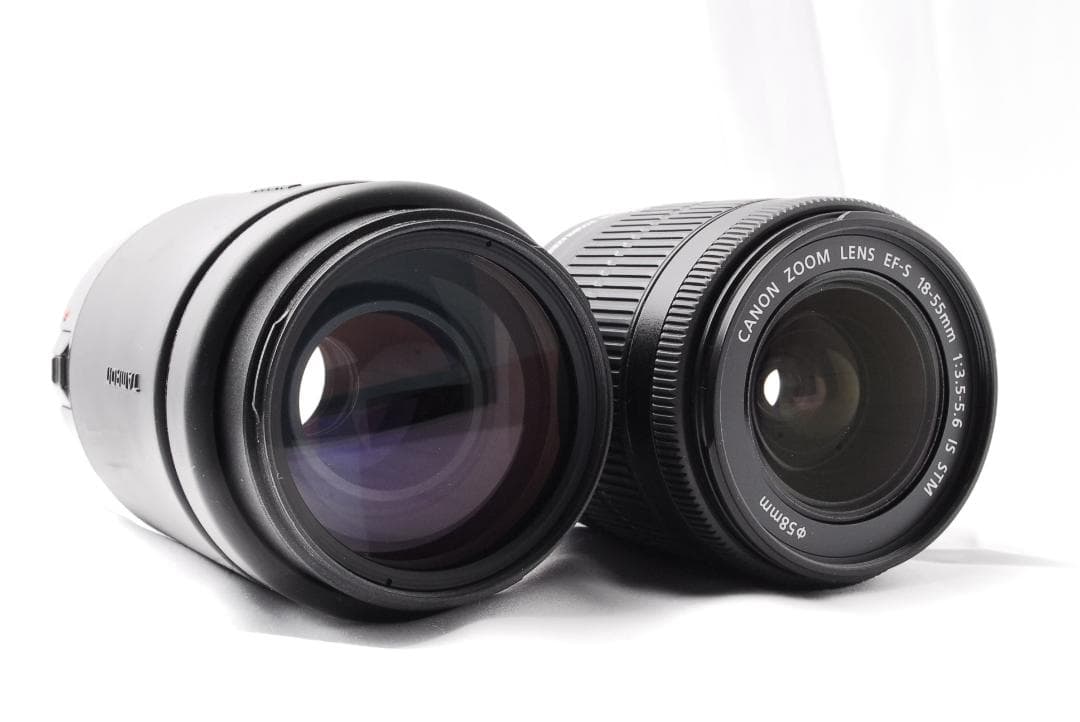 即購入1000円OFF❤️キャノン kiss X7 ダブルレンズセット バッグ付