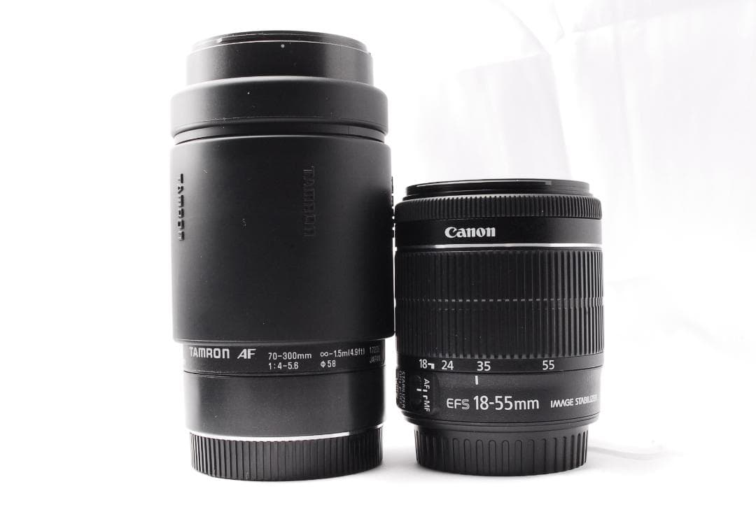 即購入1000円OFF❤️キャノン kiss X7 ダブルレンズセット バッグ付