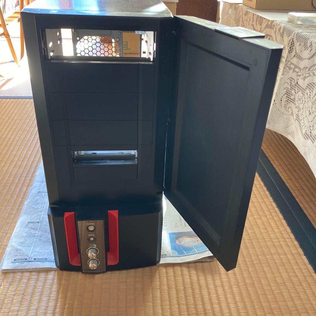 自作PC用 PCケース(黒・赤)