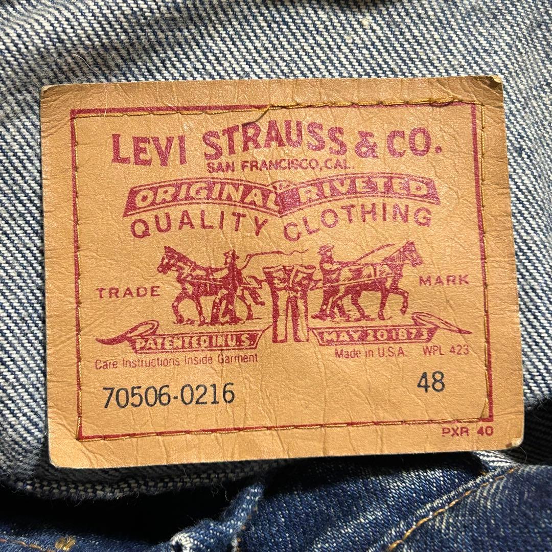 USA製【90s】リーバイス　70506 ビッグサイズ48