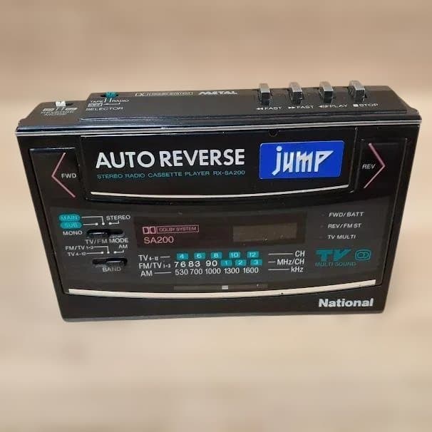 ハ*ト様 60L0108-10 National ポータブルカセットプレーヤー