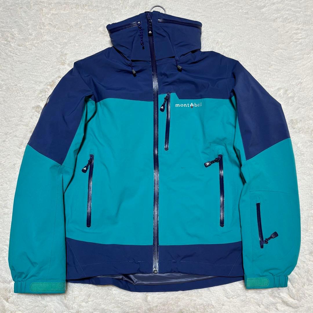 【美品】mont-bell モンベル シャルモパーカ ー　スノーウェア　Lサイズ