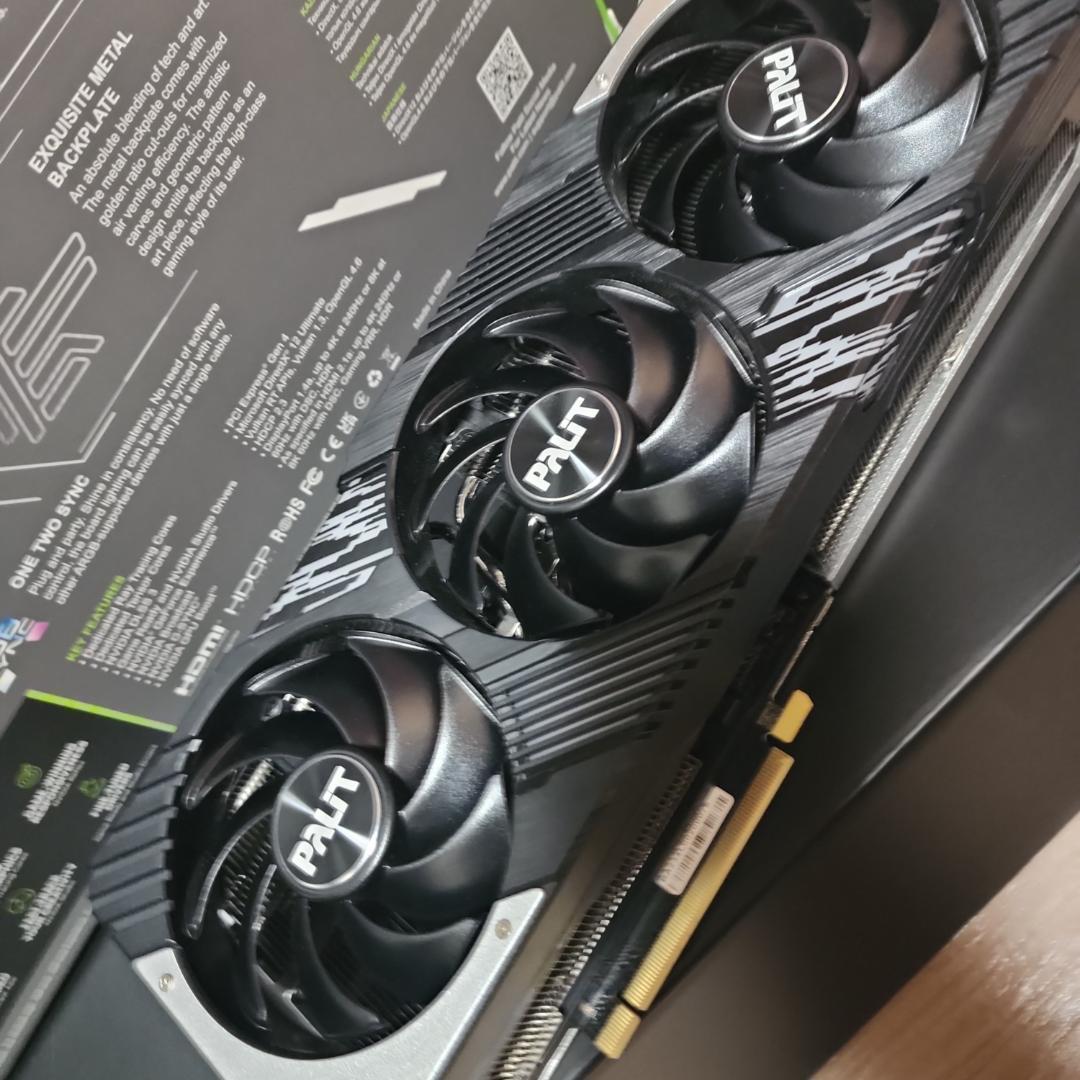 グラフィックボード・グラボ・ビデオカード GeForce RTX 4070 Ti 12GB PALITGAMINGPRO