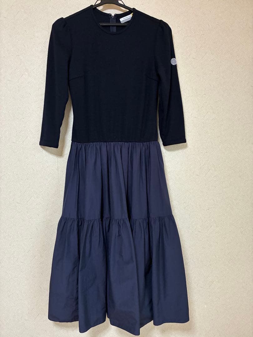 [BORDERS at BALCONY]長袖ティアードワンピース サイズ38
