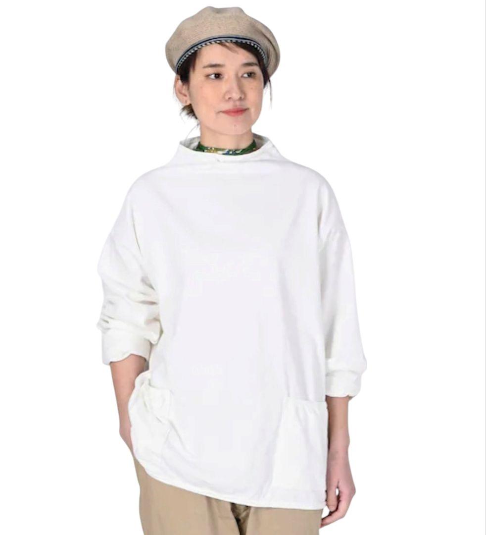 45rpm でこぼこ天竺 馬 長袖Tシャツ 2 ホワイト ロンT