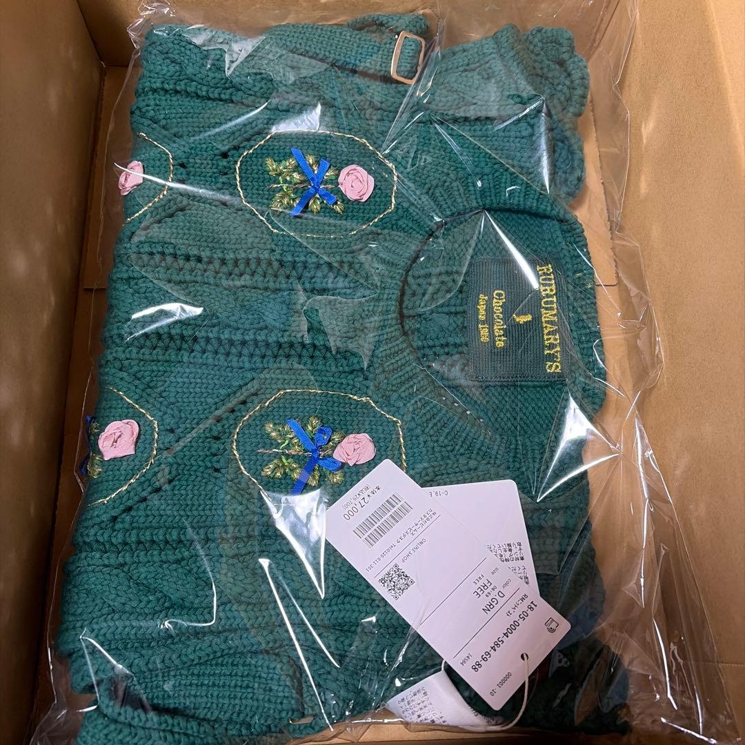 BEAMS COUTURE × RURU MARY’S 手刺繍 ニットベスト