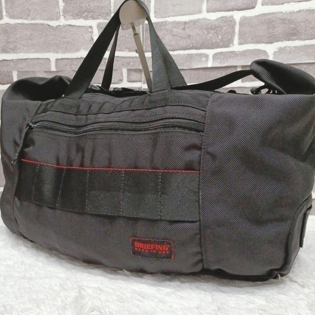 【美品】BRIEFING スライダー 2way ボストン ブラック 大容量 黒
