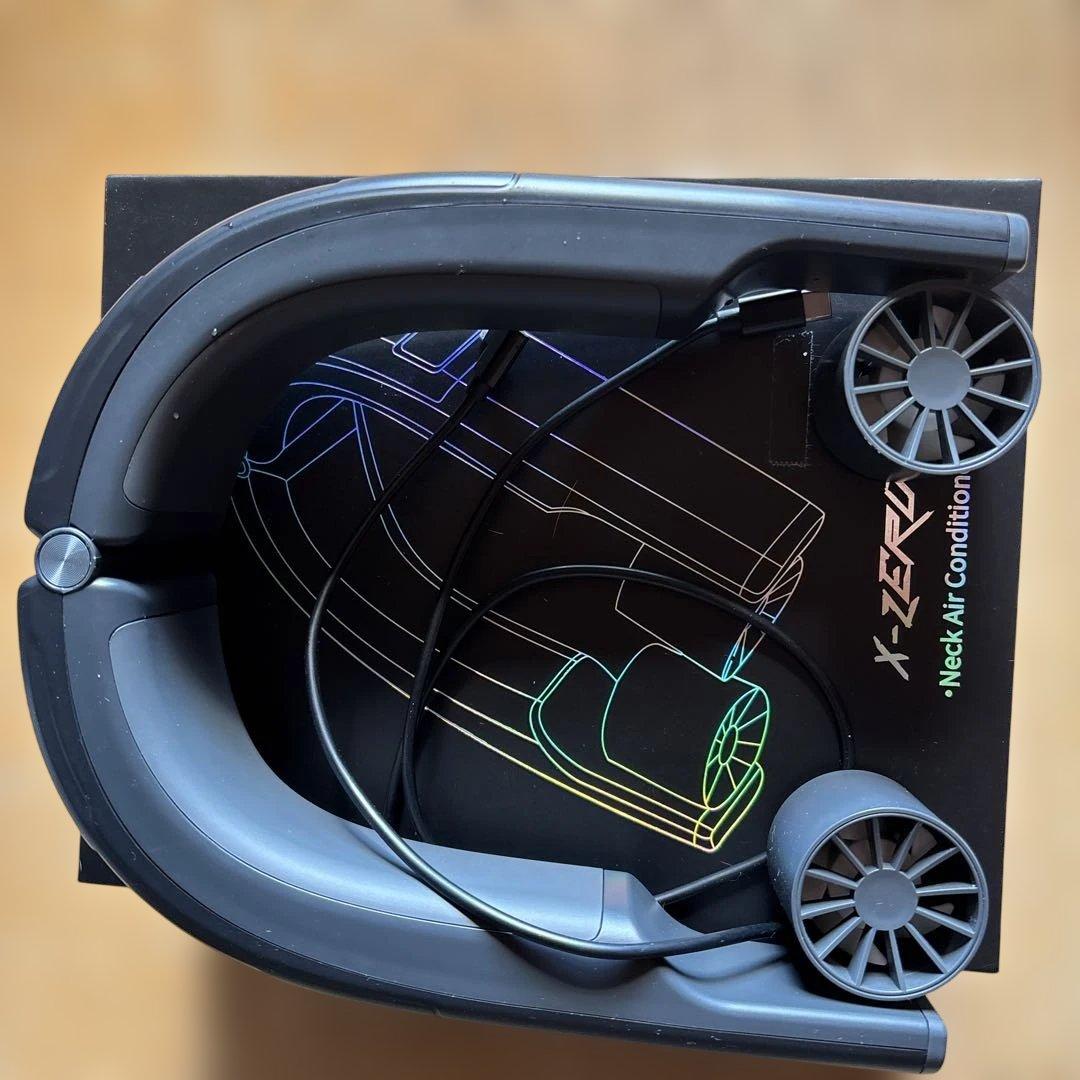 定価約3万円 X-ZERO ネッククーラー 首掛けエアコン 充電式