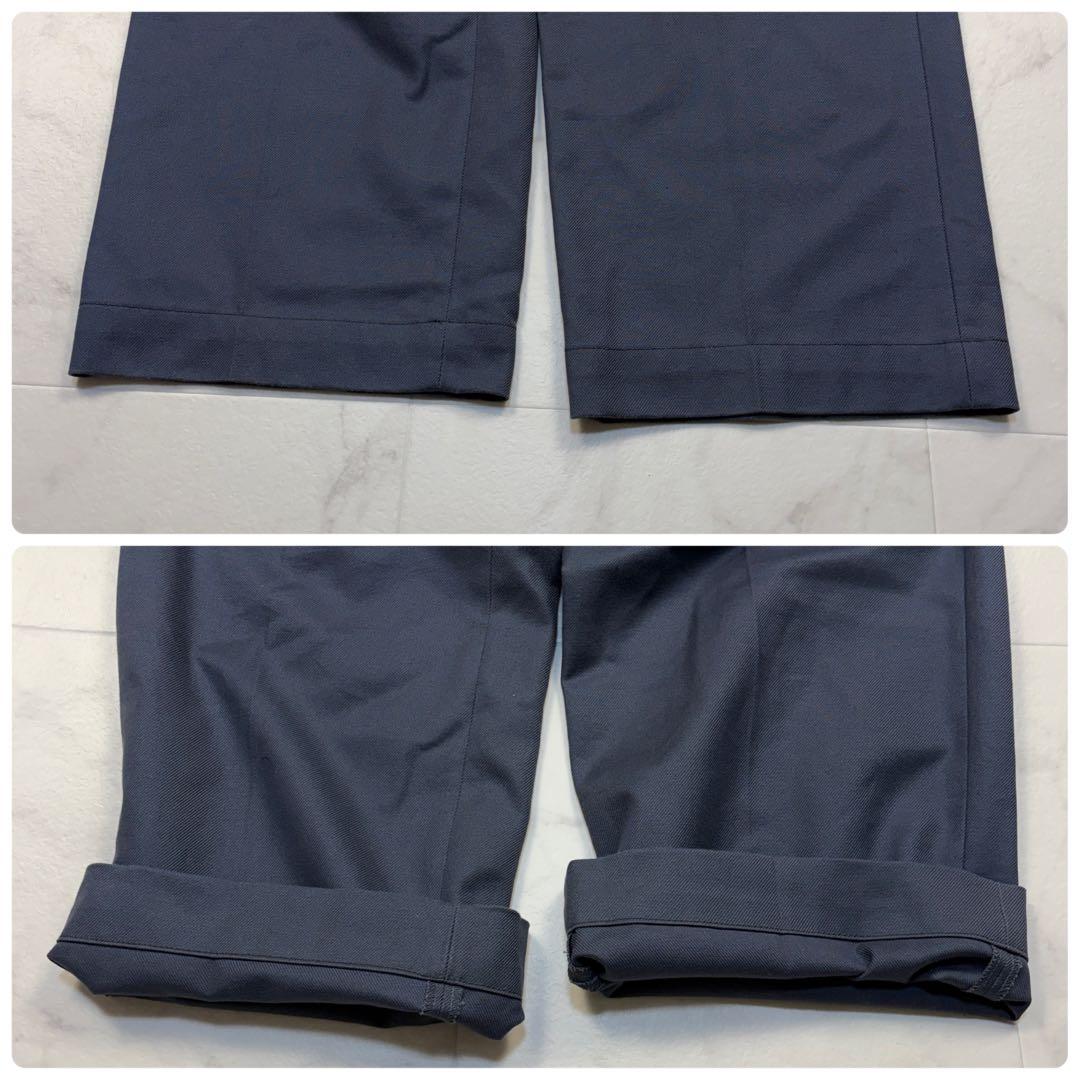 タンジェント　ヘンリー　スラックス　チノパン　タック　38 グレー