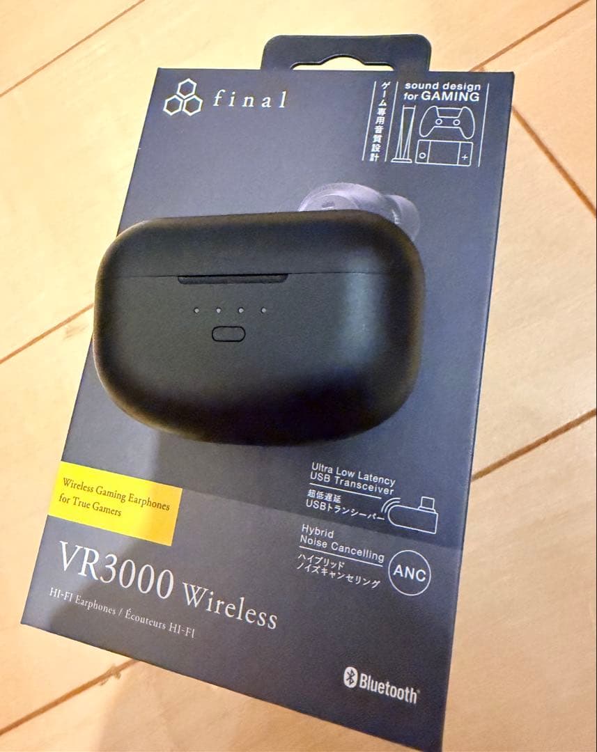イヤホン final VR3000 Wireless for Gaming