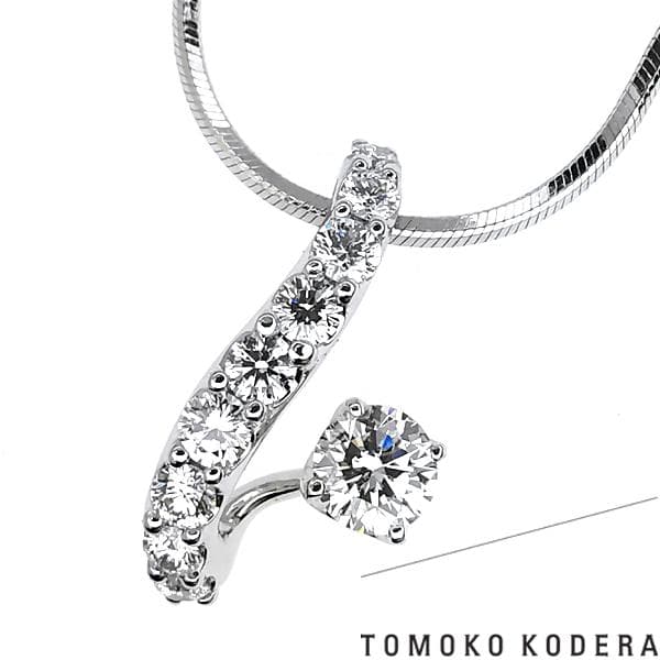 コデラトモコ TOMOKO KODERA ダイヤ ネックレス 0.35ct