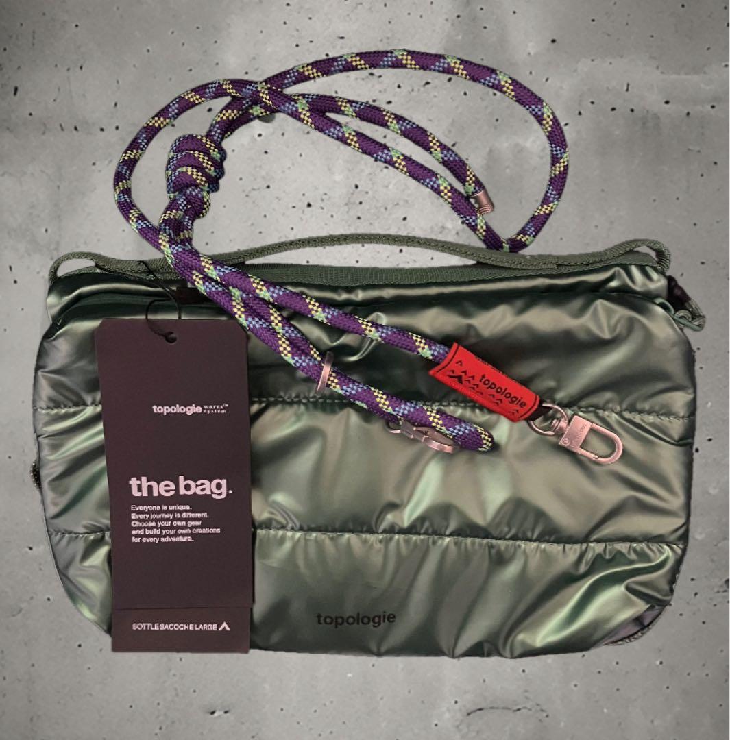 未使用新品　topologie トポロジー ボトルサコッシュ　ラージ　緑