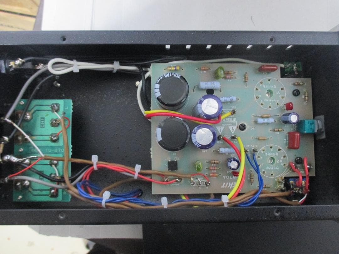 【値下げしました】TU-870真空管アンプ 本体 真空管2本搭載 黒