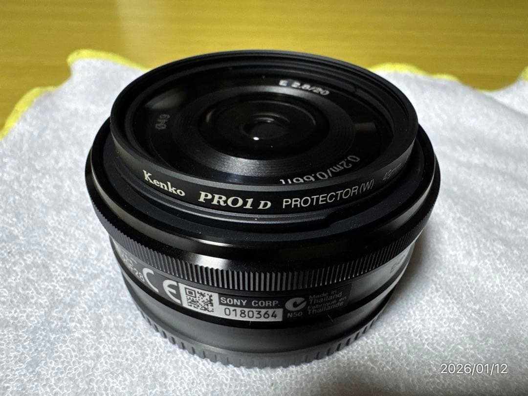 SONY ソニー 単焦点 レンズ E 20mm F2.8 使用小