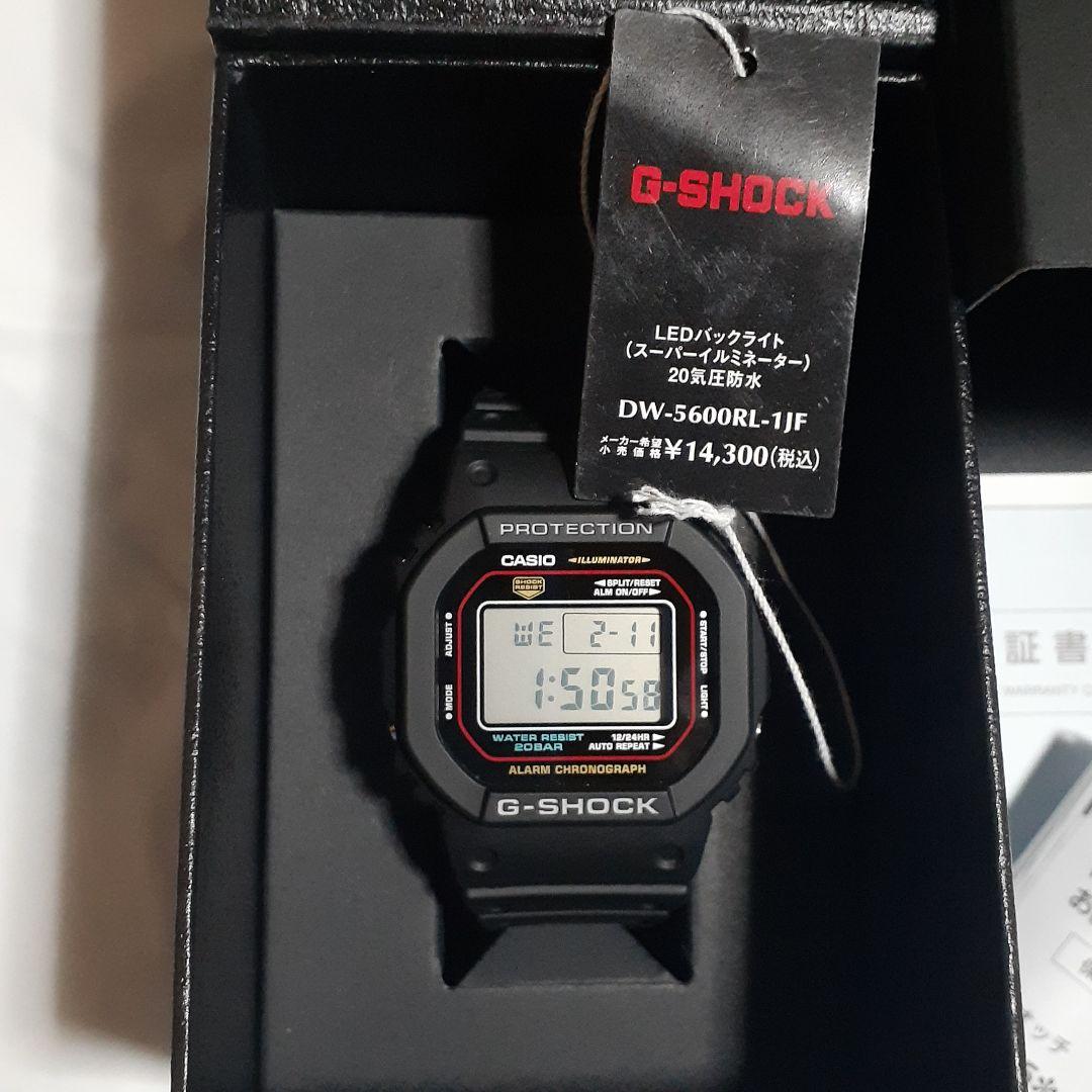 (CASIO)G-SHOCK、DW-5600RL-1JF初代復刻モデル