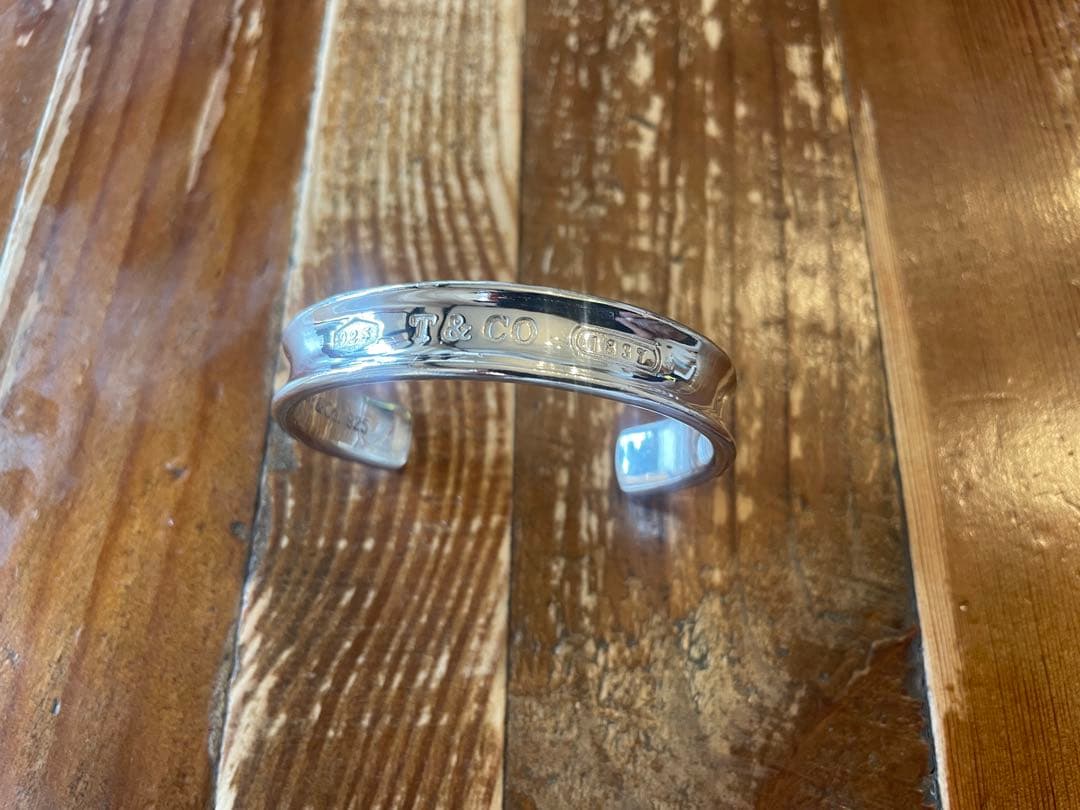 ティファニー バングル 1837 ナロー ブレスレット ビンテージ