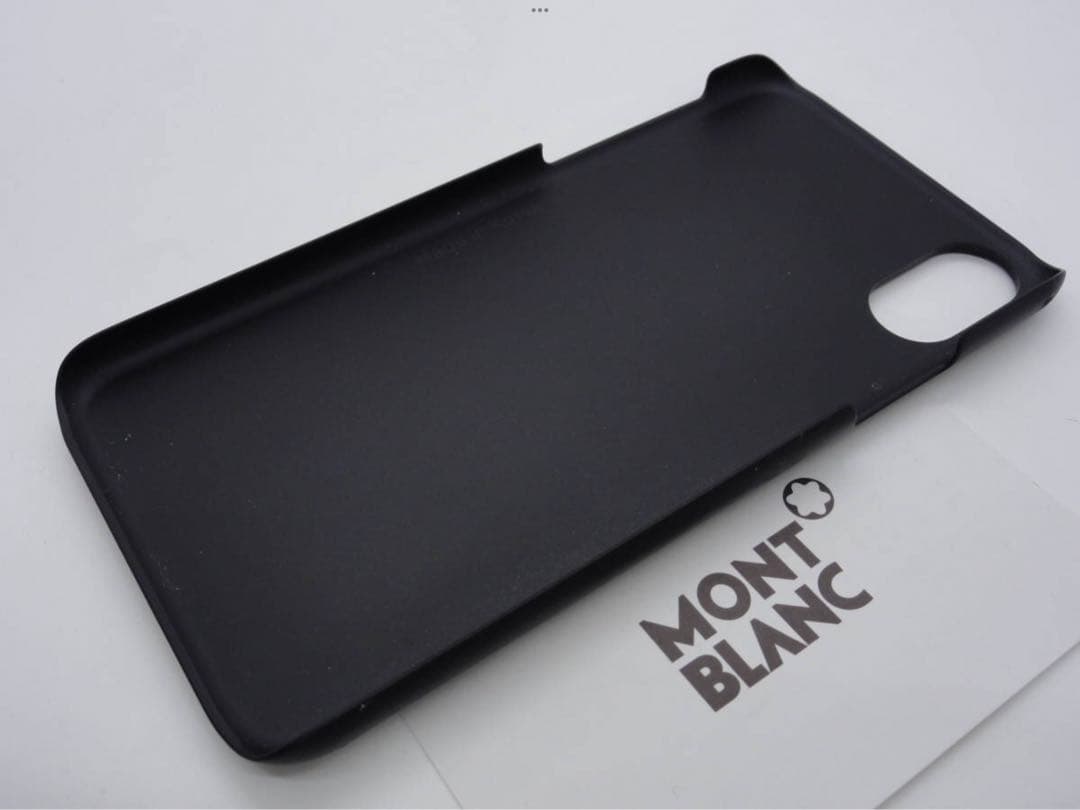 ⭐️モンブラン製⭐️稀少な入手困難品iPhoneX・XS用スマホケース⭐️ソフトラバー