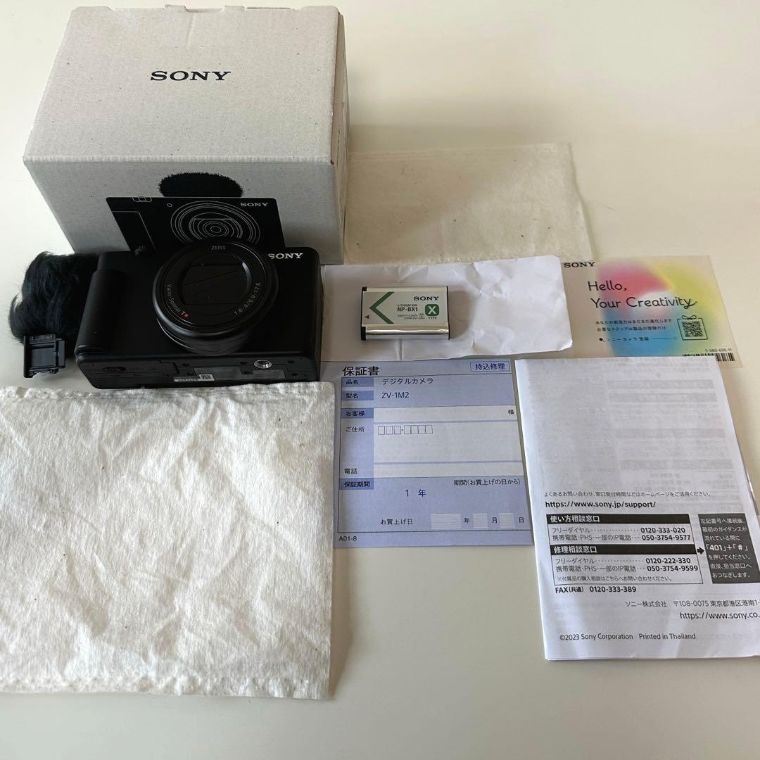 SONY ZV-1M2 美品 動作確認済 付属品完備　箱付